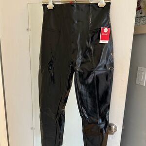 Spanx Faux Patent Leather Leggings